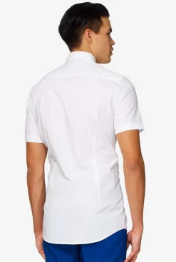 OppoSuits White Knight^Men Solid Colored Shirts