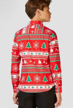 OppoSuits Winter Wonderland^Teen Boys Christmas Shirts