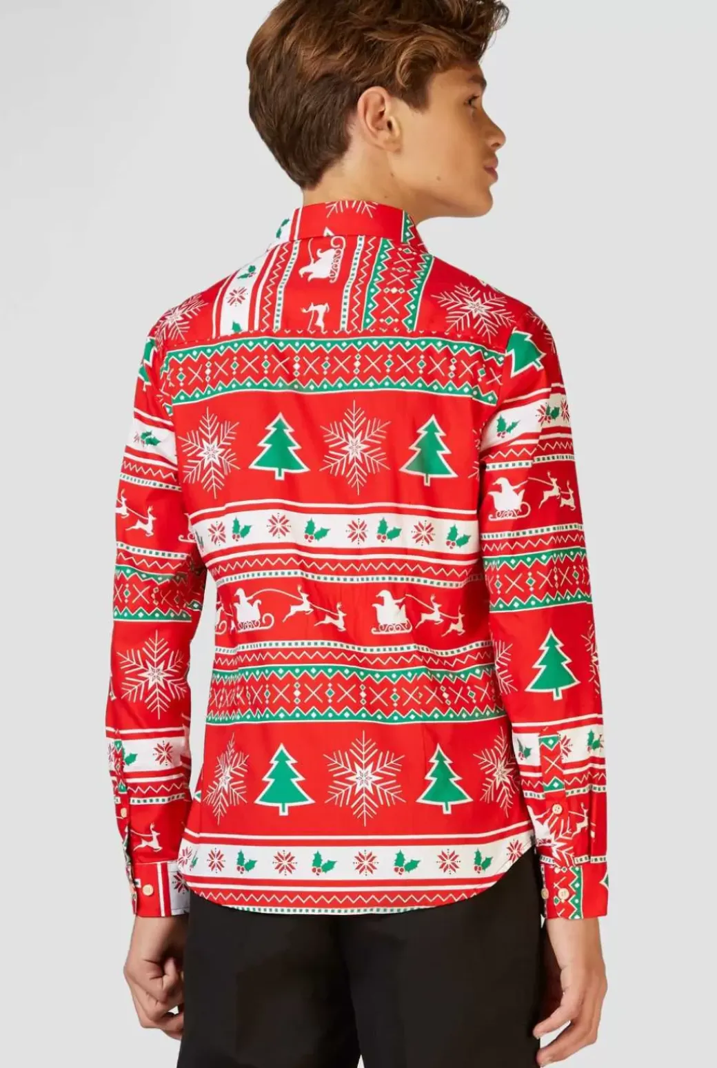 OppoSuits Winter Wonderland^Teen Boys Christmas Shirts