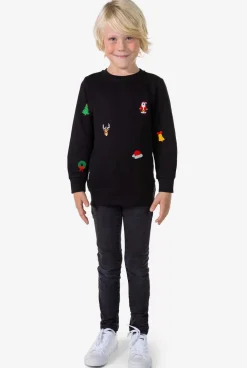 OppoSuits X-Mas Icons - Black^Boys Sweaters