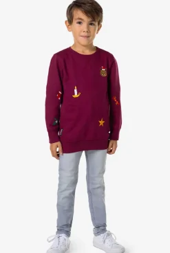 OppoSuits X-Mas Icons - Burgundy^Boys Sweaters