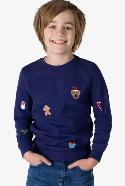 OppoSuits X-Mas Icons - Navy^Boys Sweaters