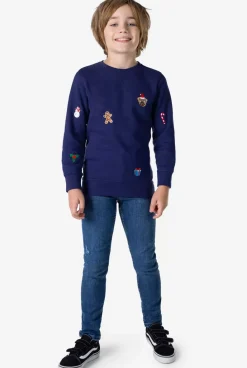 OppoSuits X-Mas Icons - Navy^Boys Sweaters