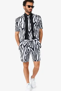 OppoSuits Zazzy Zebra^Men Wedding Suits